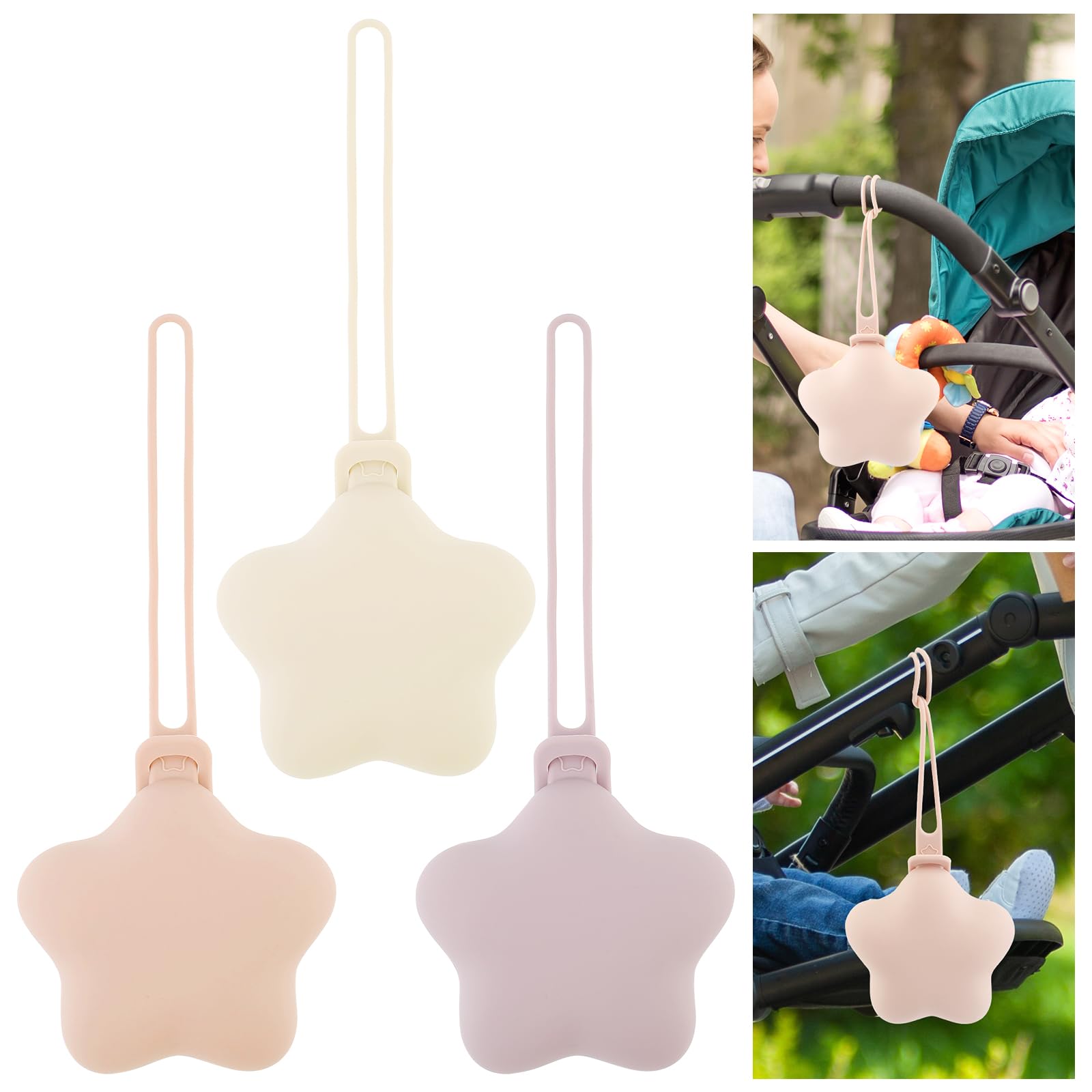 BXUYAOXMC protective storage case – protects pacifiers during travel.