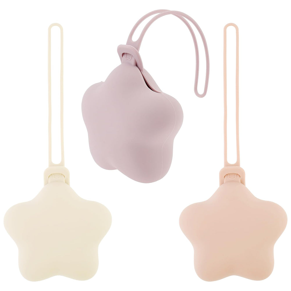 BXUYAOXMC silicone pacifier holder case – soft, durable storage for pacifiers.