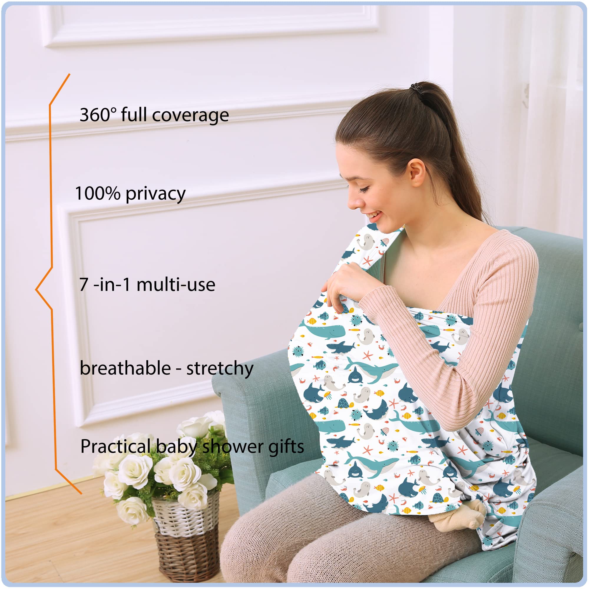 ByeBye Calorie Sea World baby shower gift packaging for new moms.