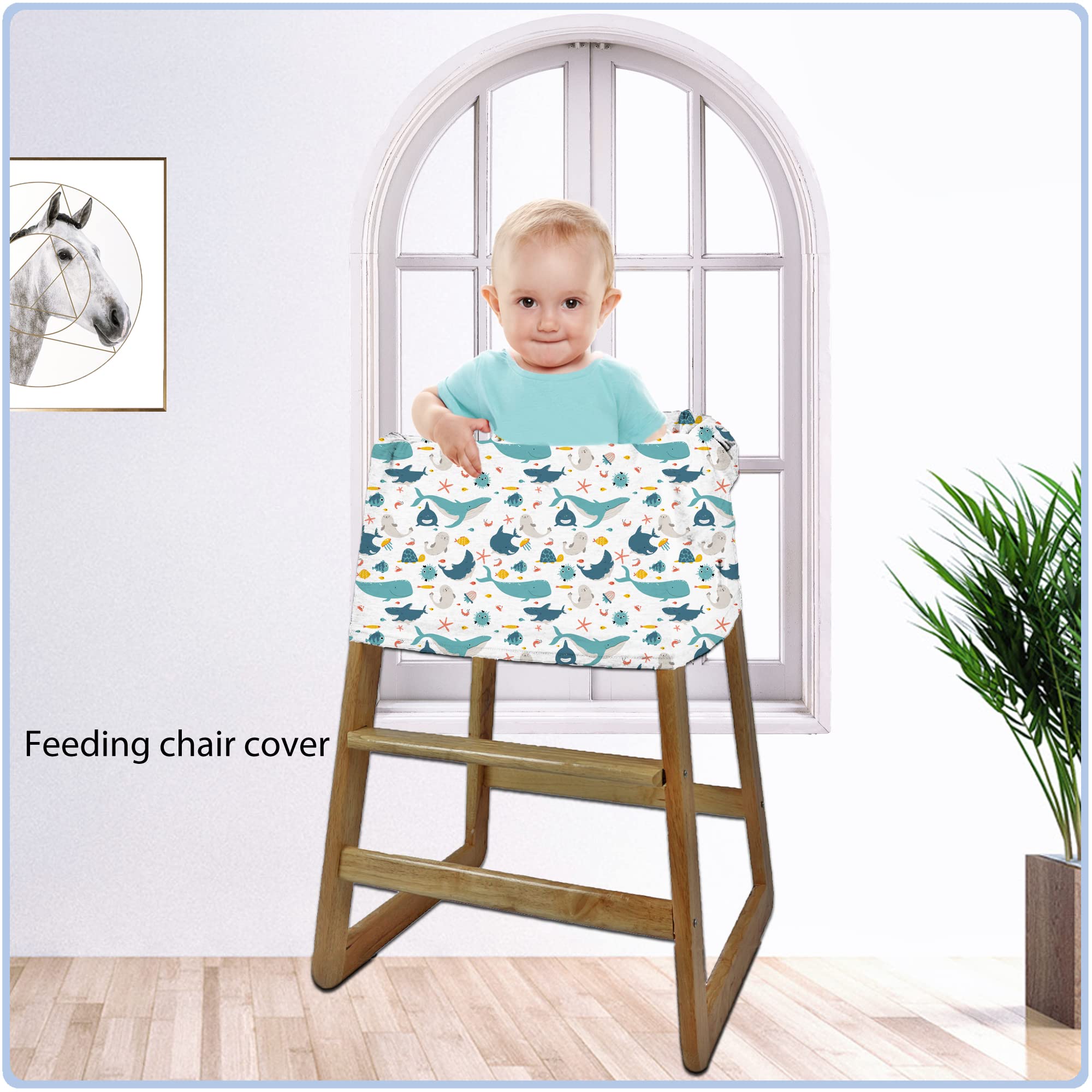 ByeBye Calorie Sea World full-coverage design protects baby from sun and wind.