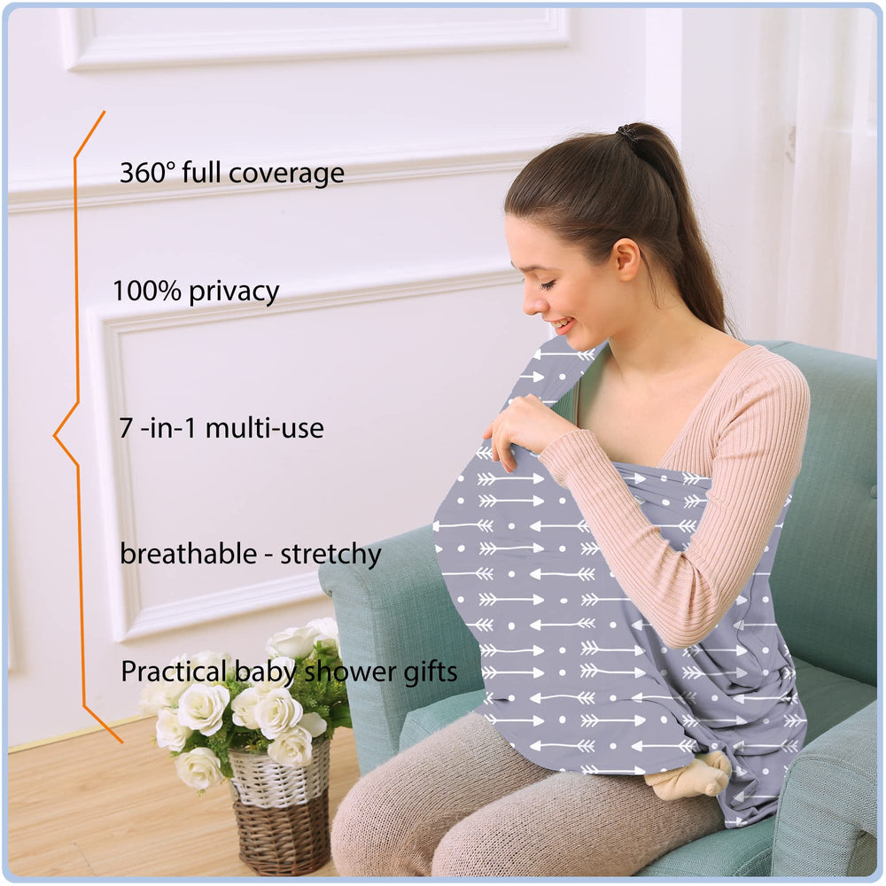 ByeBye Calorie car-seat-canopy highlights soft stretch fabric for baby comfort.