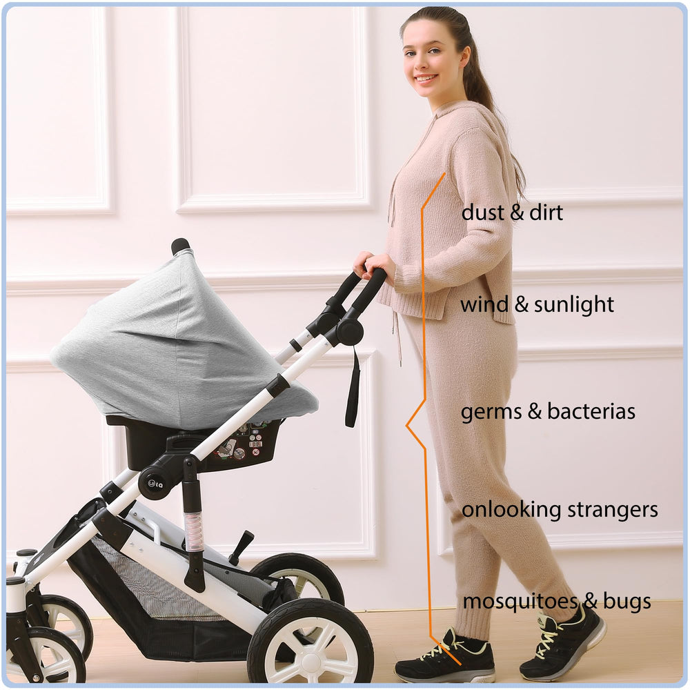 ByeBye Calorie stroller cover versatile shelter during errands.