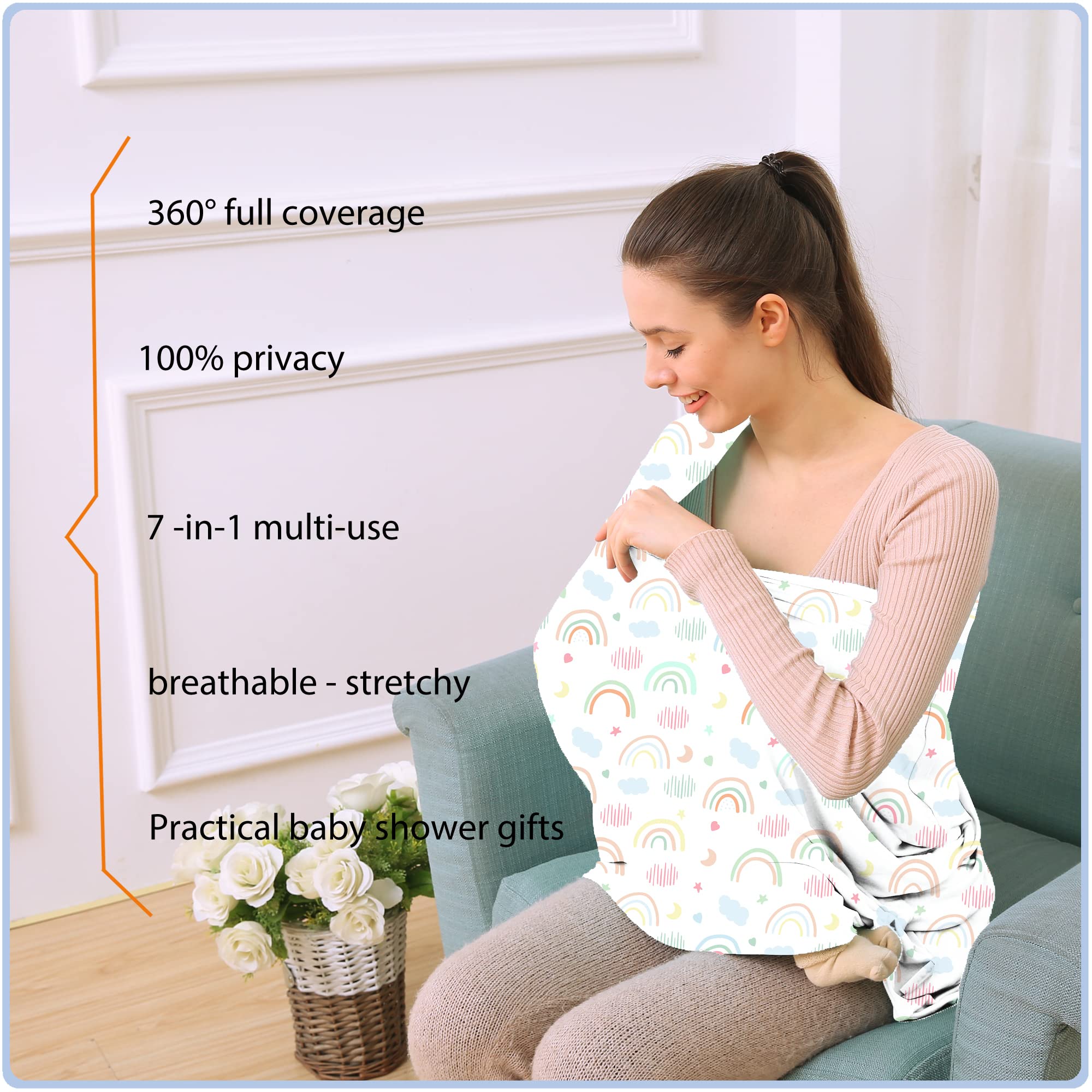 ByeBye Calorie car seat cover privacy in public—unobtrusive and stretchable