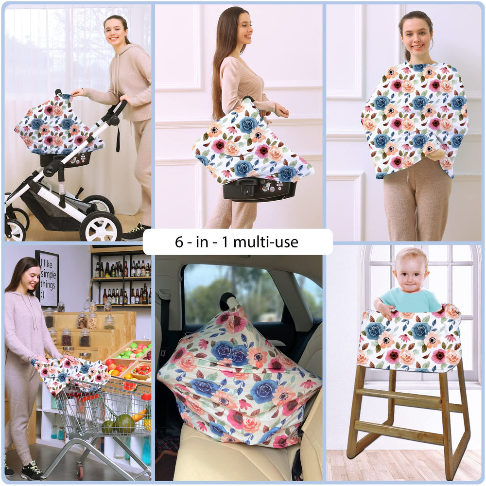 ByeBye Calorie multi-use cover works as a carseat, stroller, or high chair cover.