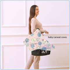 ByeBye Calorie nursing cover cactus for breathable comfort during feeds.