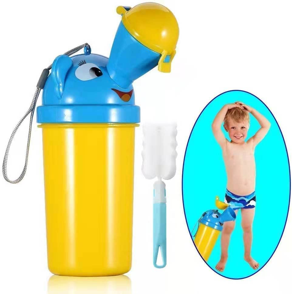 BYETOO portable potty urinal lid closed demonstrates secure leak protection