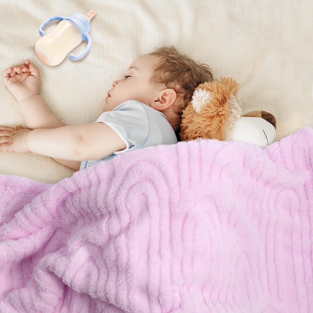 BYKOSY Rainbow blanket stroller on-the-go companion.