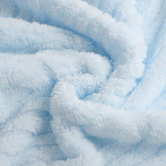 BYKOSY Ultra Soft Fleece Baby Blanket crib use for cozy sleep and naps
