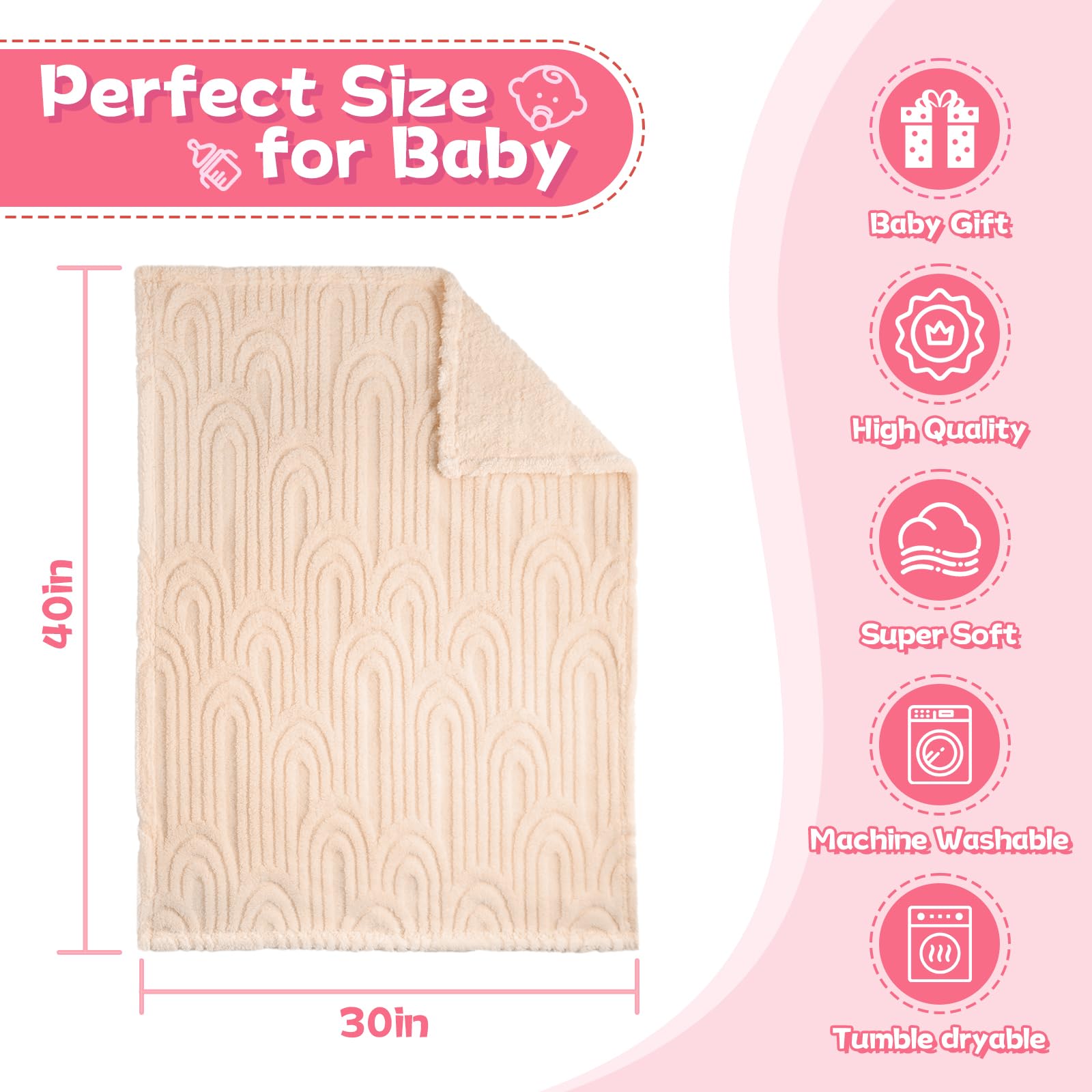 BYKOSY gift-box packaging showcases ready-to-gift baby blanket