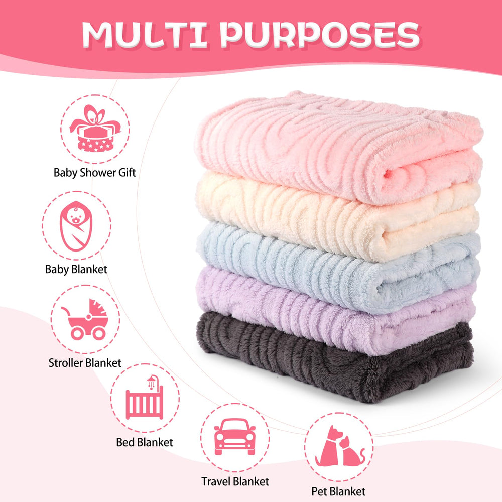 BYKOSY baby blanket used as nursing cover during quick feeds, stroller naps.