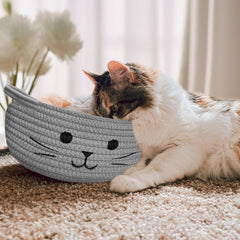 BYLSSNUK cat-toy-basket-foldable design fits any shelf for easy storage