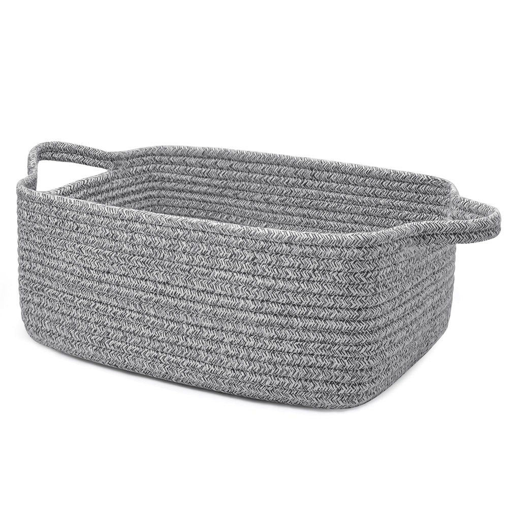 BYLSSNUK gift basket empty grey assembled for easy gift-giving