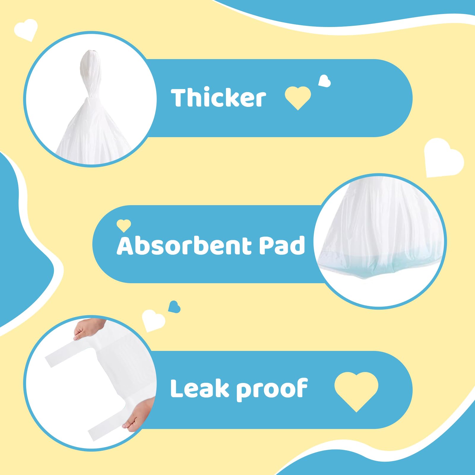 bynibiny travel potty bags are lightweight and compact for car and plane journeys