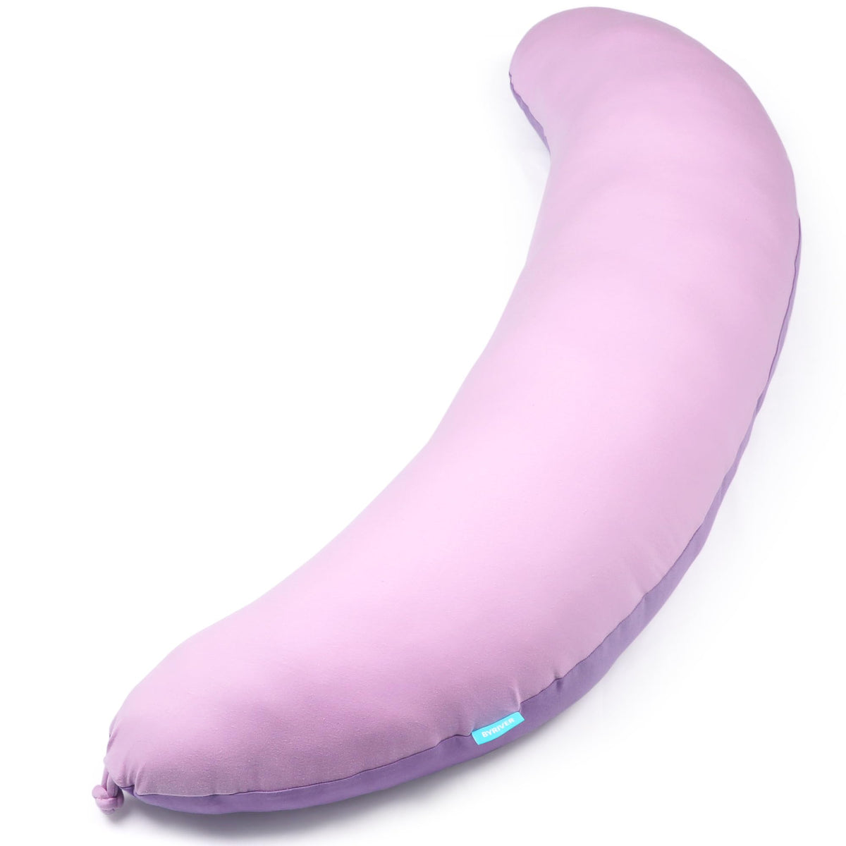 BYRIVER 39 pink purple body pillow in soft cotton cover for all-night comfort.