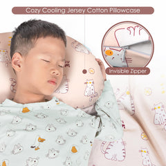 BYRIVER quilted divided sections keep shape during sleep