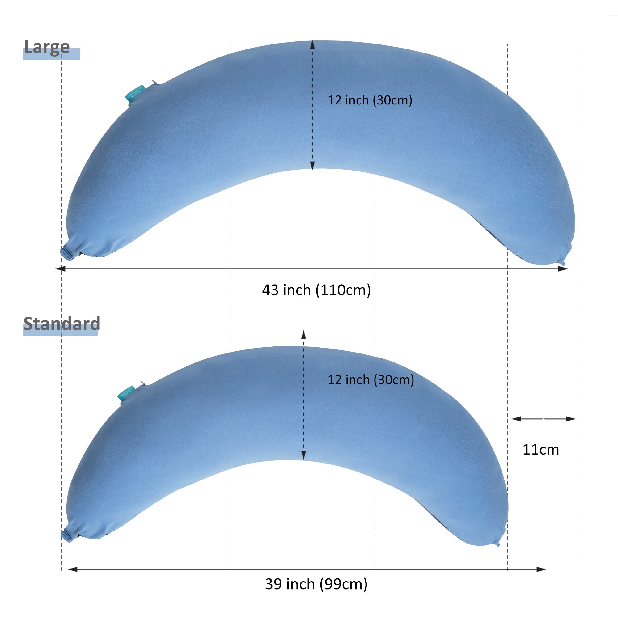 BYRIVER positioning pillow demonstrates easy care and posture aid.