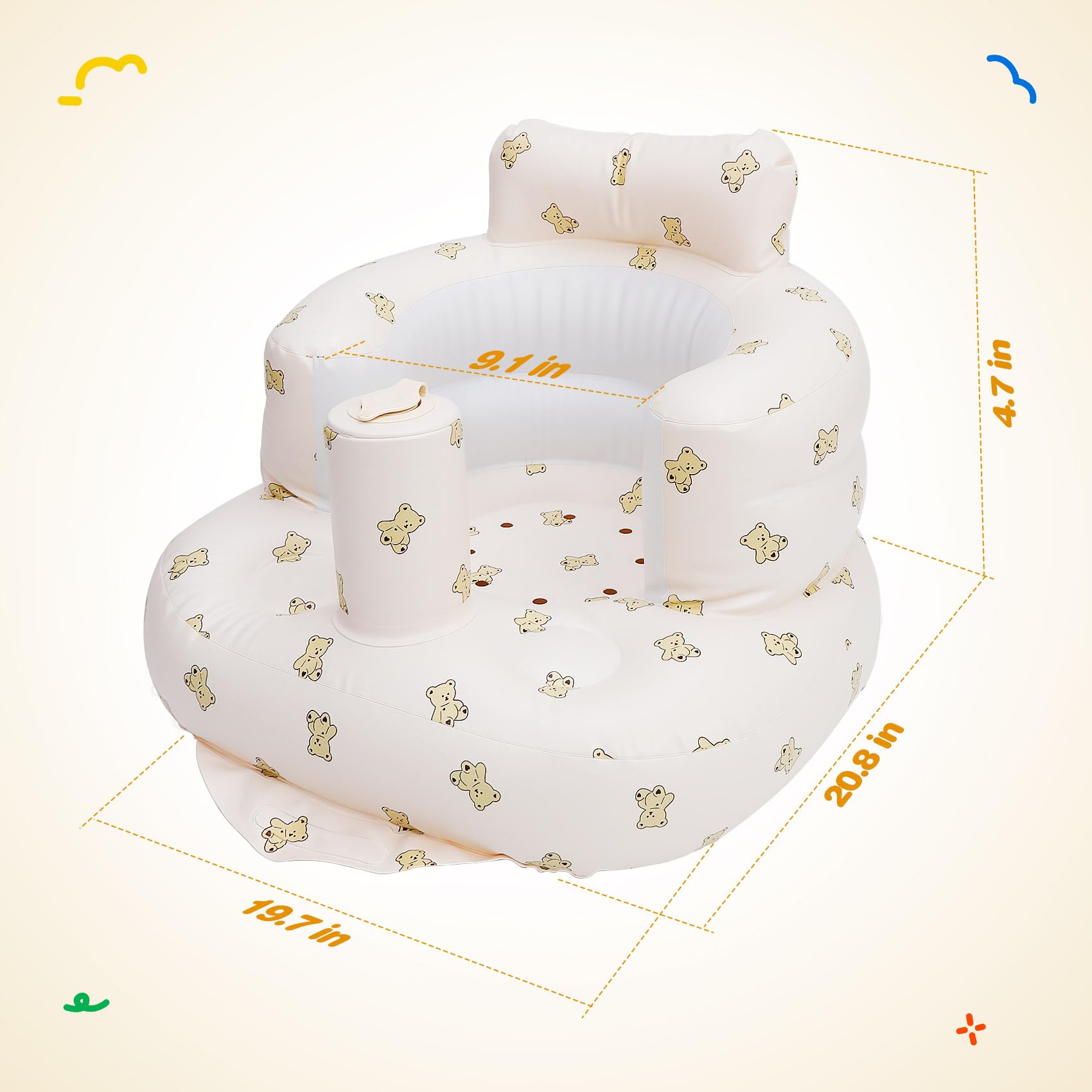 BZVQLO baby seat feeding-time use keeps child upright for calm, focused meals.
