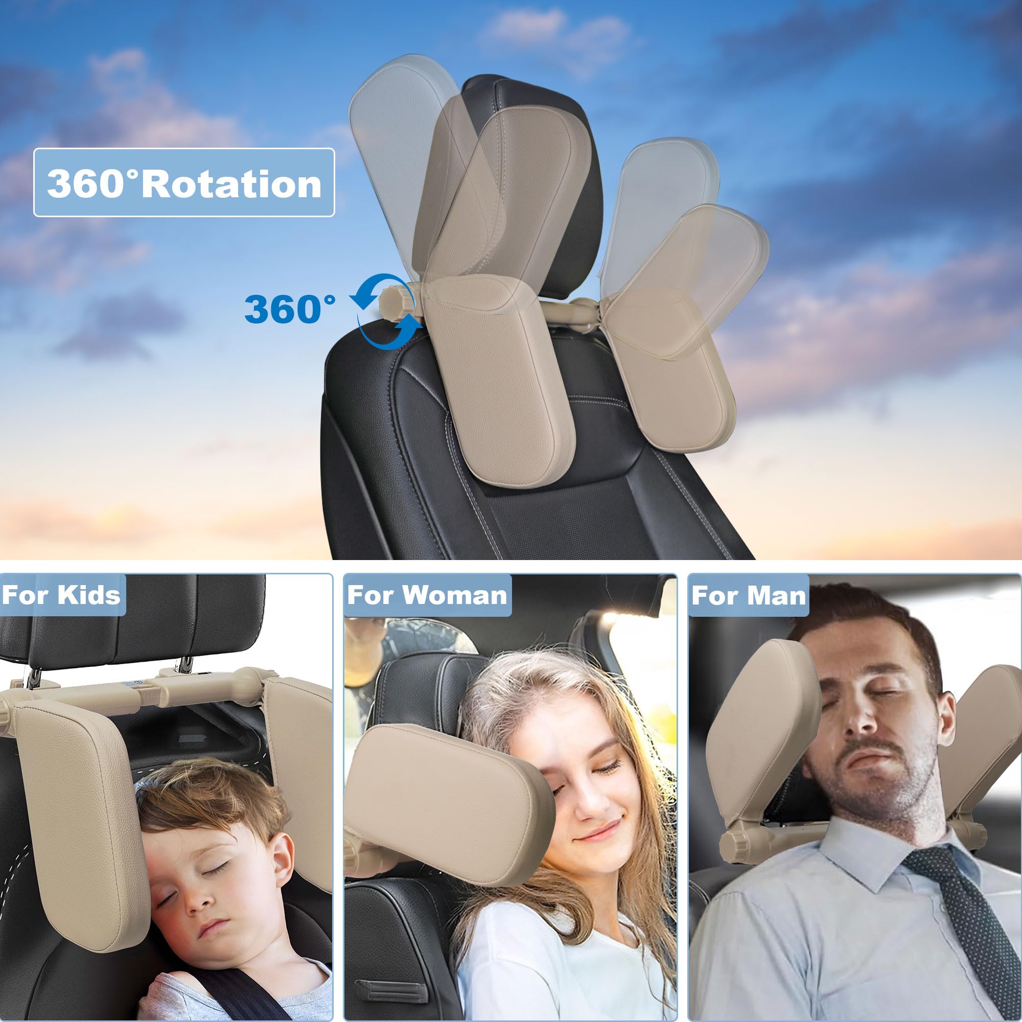 C COMCROSFLY compatibility view shows headrest poles spacing 3.15 to 8.66 inches.