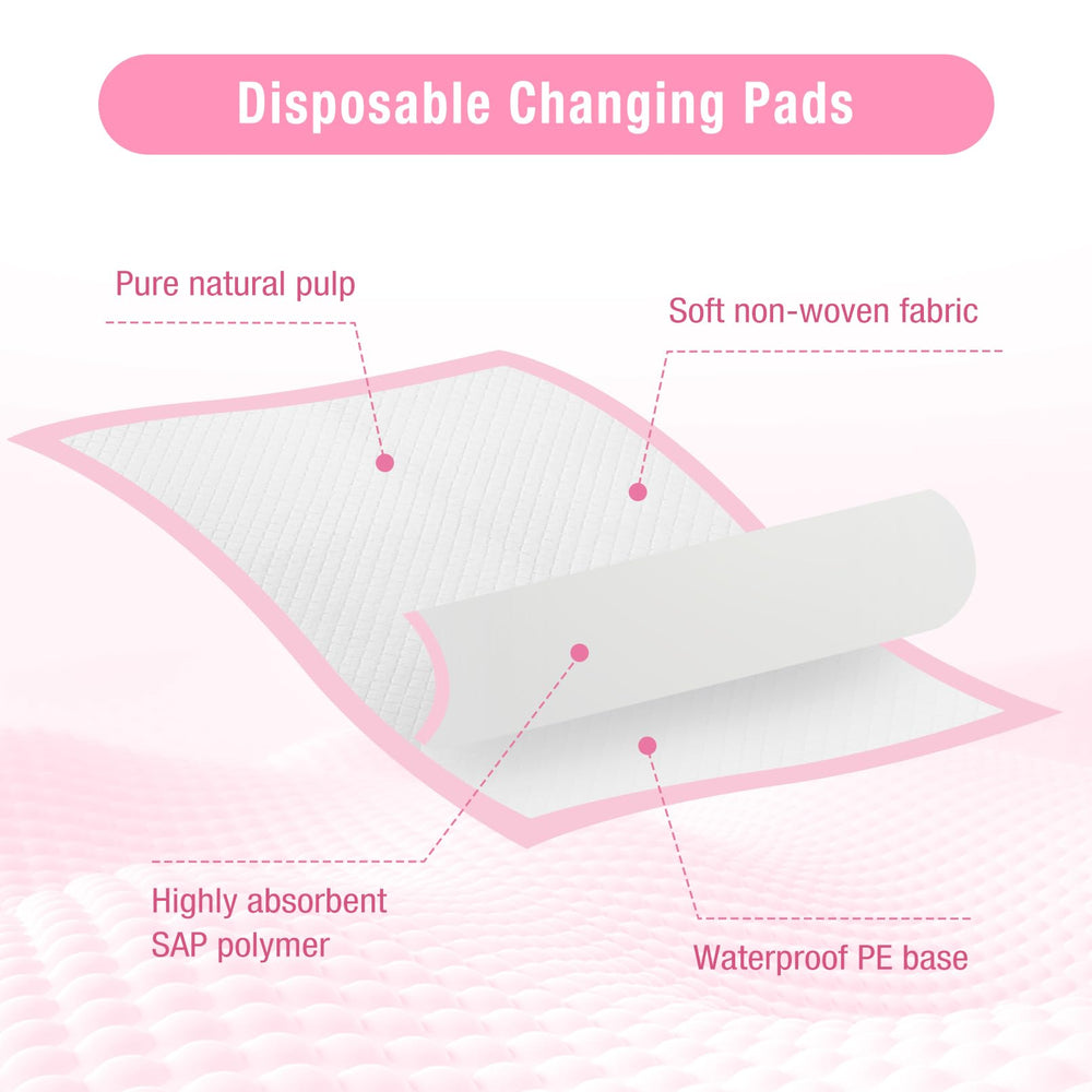 Cabaubl soft material close-up, skin-friendly surface for gentle changes.