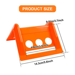Cabtherlyn flatbed edge protectors shown on a pallet provide sturdy load protection.