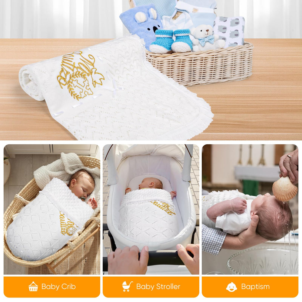 Cacooba white blanket suited for year-round use across all seasons.