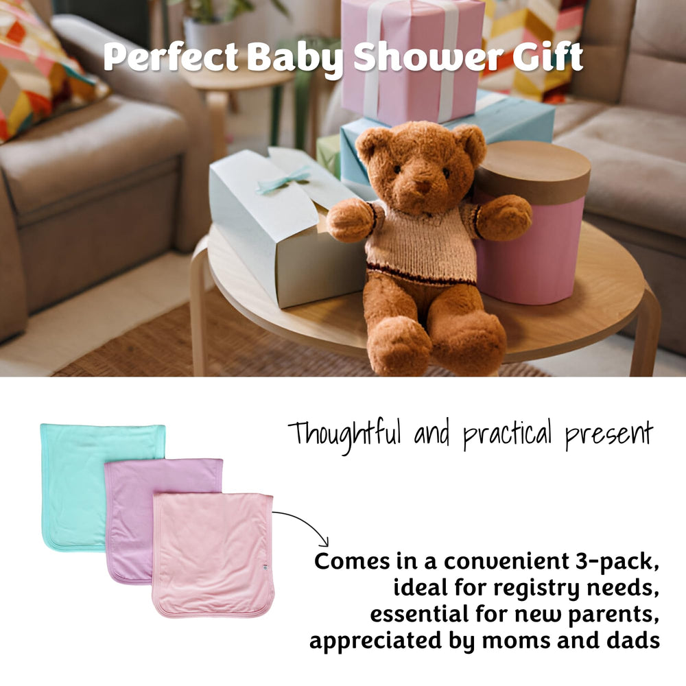 Caden Lane burp cloths feeding-teething-use protect outfits during meals and soothing teething sessions.