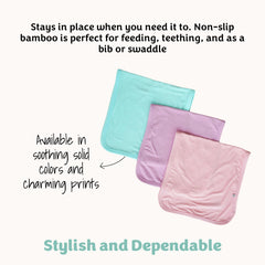 Caden Lane burp cloths machine-washable-durability stay soft and absorbent after washes.