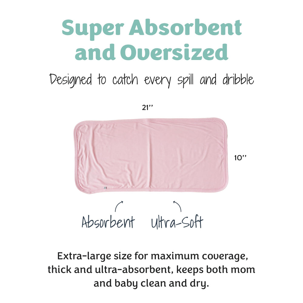 Caden Lane burp cloths solid-colors-prints offer stylish versatility for boys and girls.