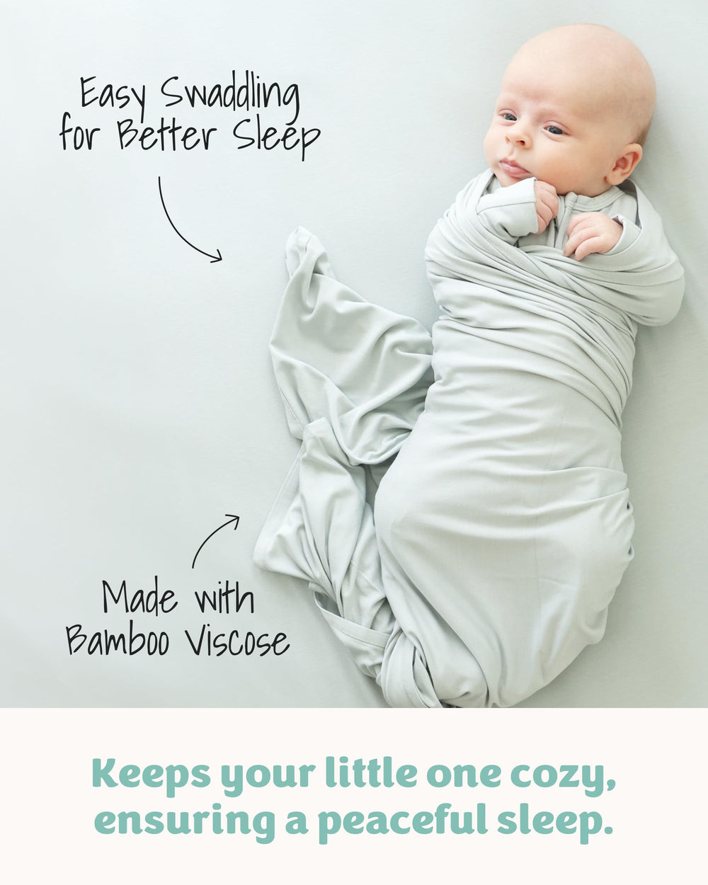 Caden Lane receiving blanket bamboo viscose breathable texture invites easy hospital-to-home transition