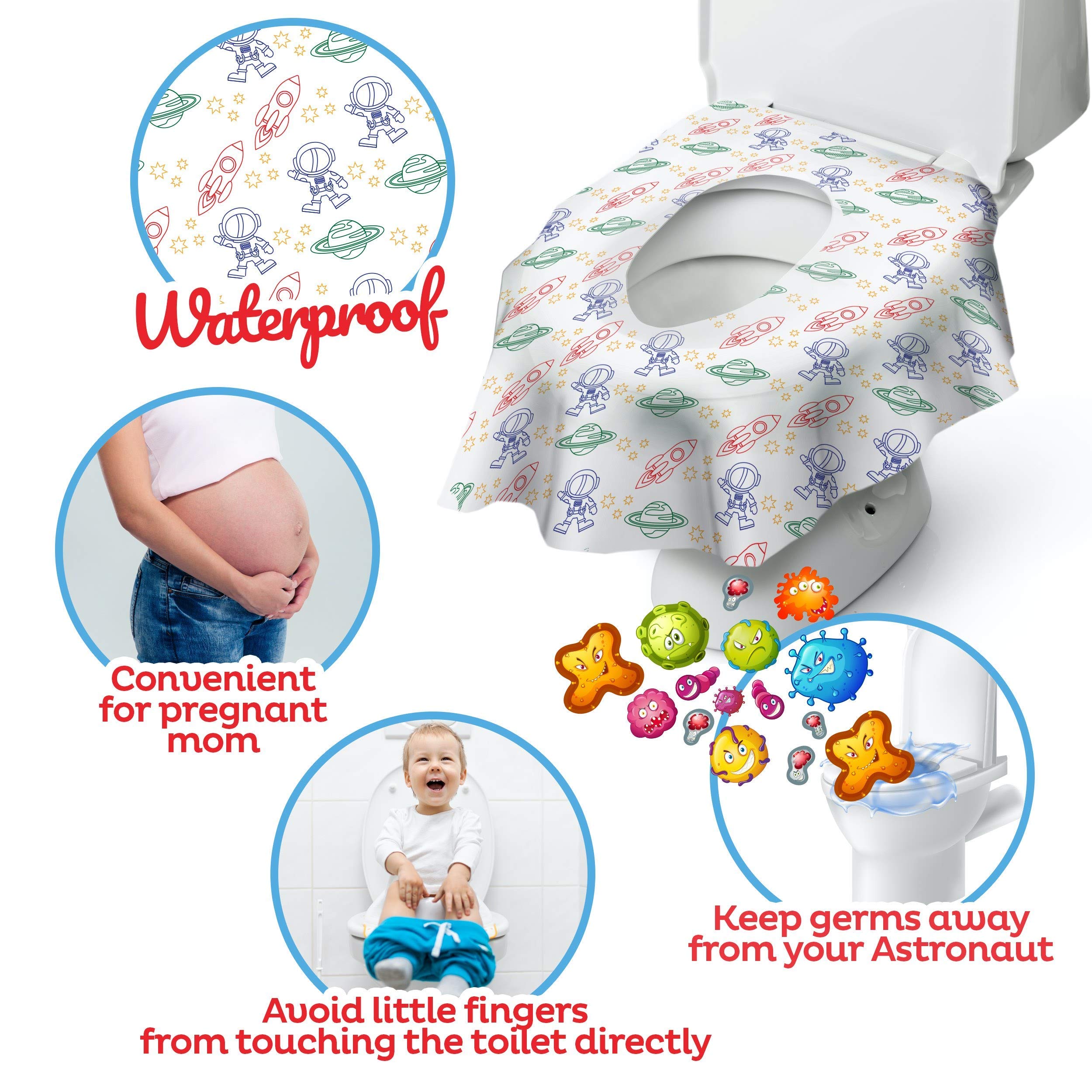 Cadily Astronaut seat cover is soft and waterproof for spill-free sitting.