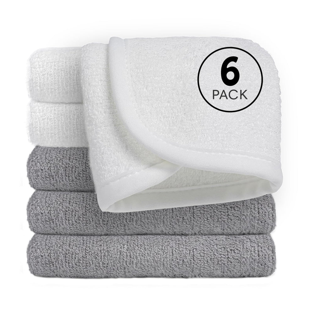 Cagreex bamboo-soft baby washcloth close-up showing ultra-soft texture for delicate skin during bath.