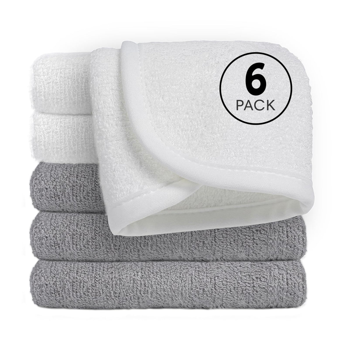 Cagreex bamboo-soft baby washcloth close-up showing ultra-soft texture for delicate skin during bath.