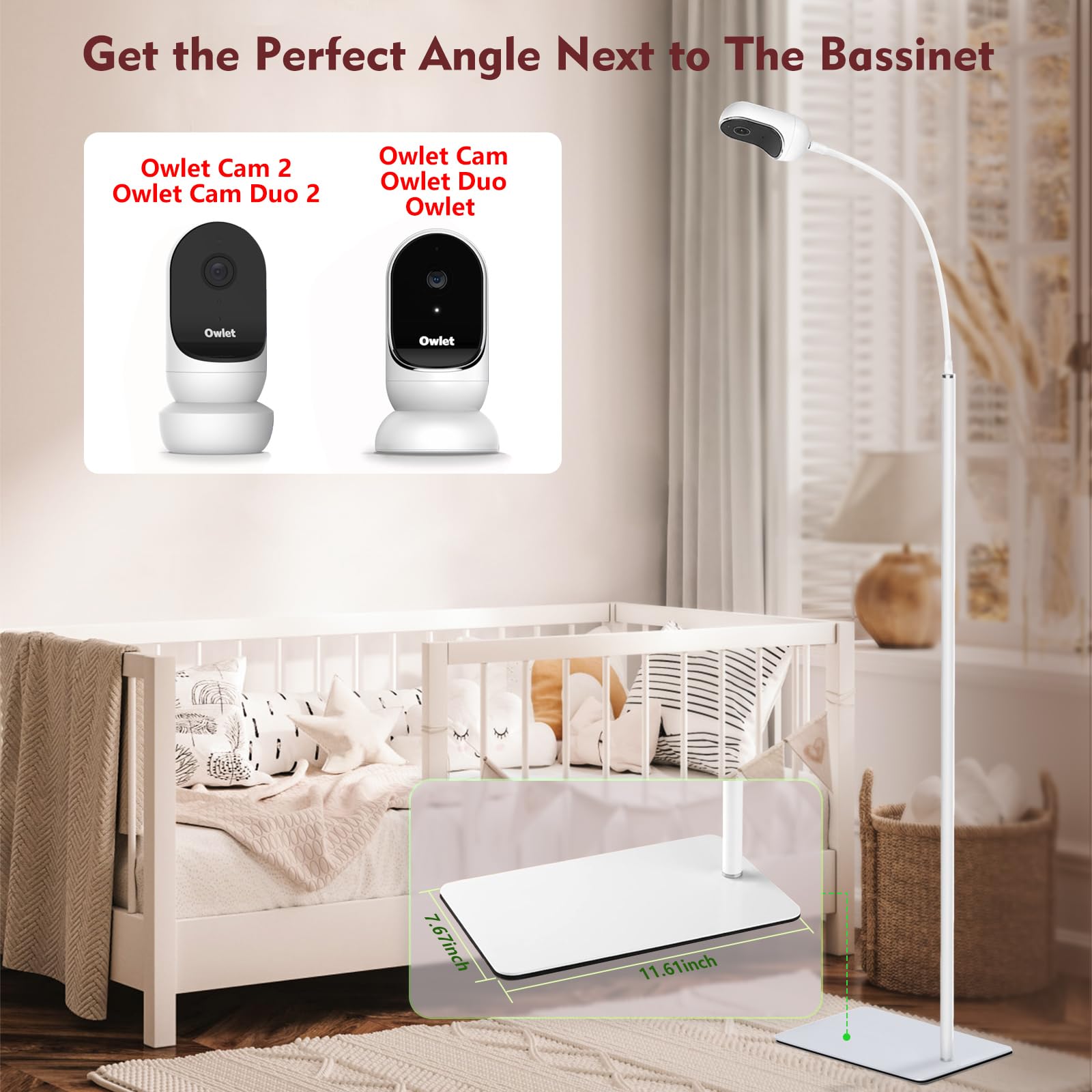 CaGuan compatible-brands-list accommodates many cameras with a standard 1/4 inch thread.