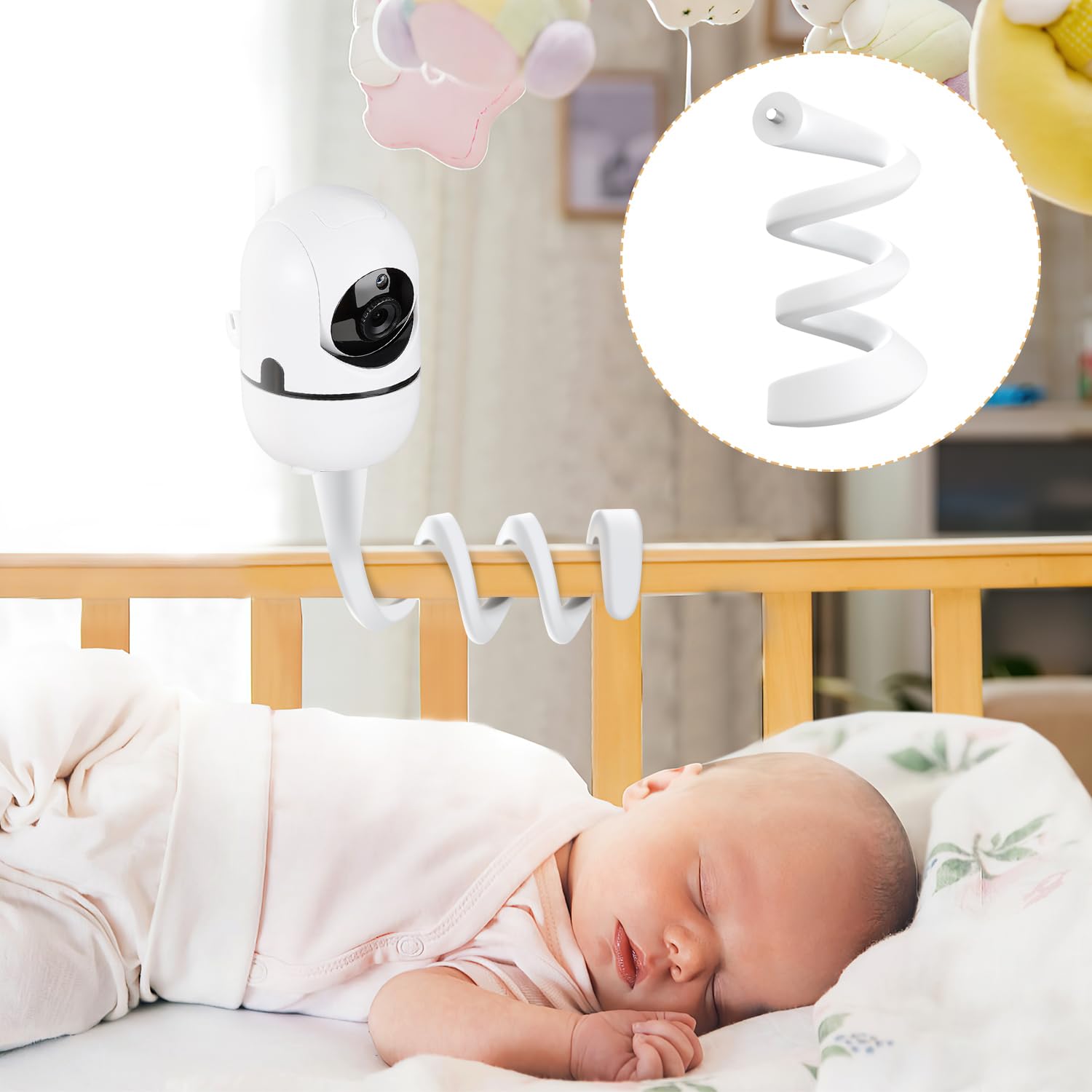 CaGuan mount angle-adjustable for flexible baby viewing angles