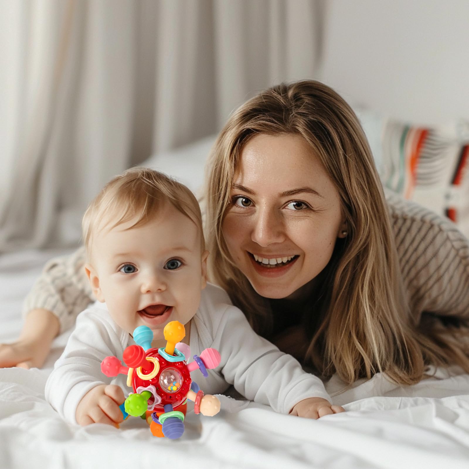 CAHILON baby gift idea: versatile teether for newborns through 12 months.
