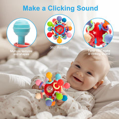 CAHILON soft silicone and ABS material closeup ideal for safe chewing.