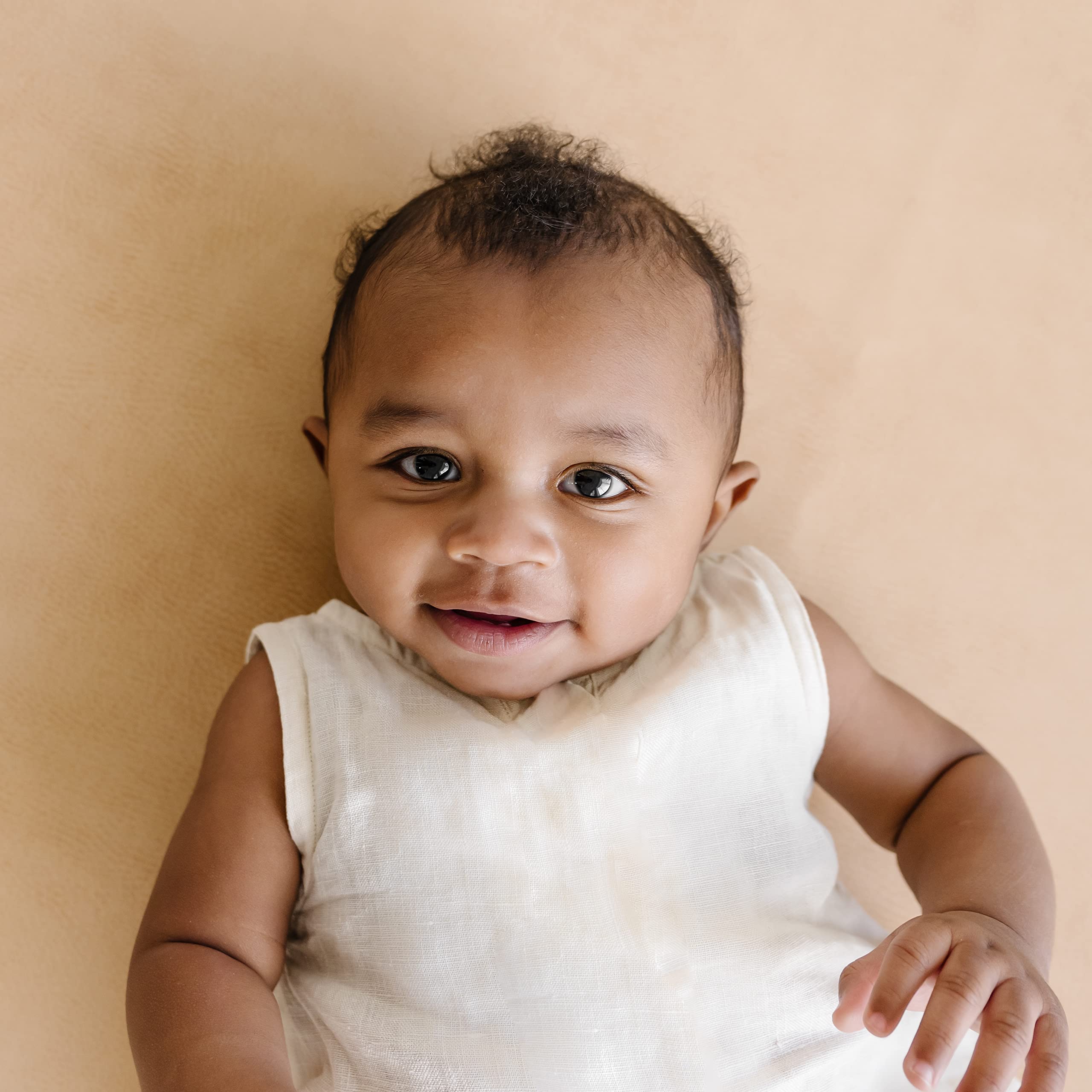 Cairn vegan leather baby changing mat travel packaging box, ready for gifting.