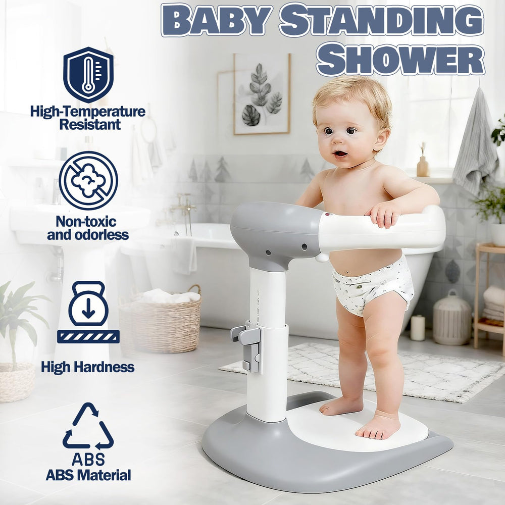 Caiuiyda toddler bath support ergonomic design fits naturally for comfortable posture.