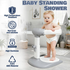 Caiuiyda toddler bath support ergonomic design fits naturally for comfortable posture.
