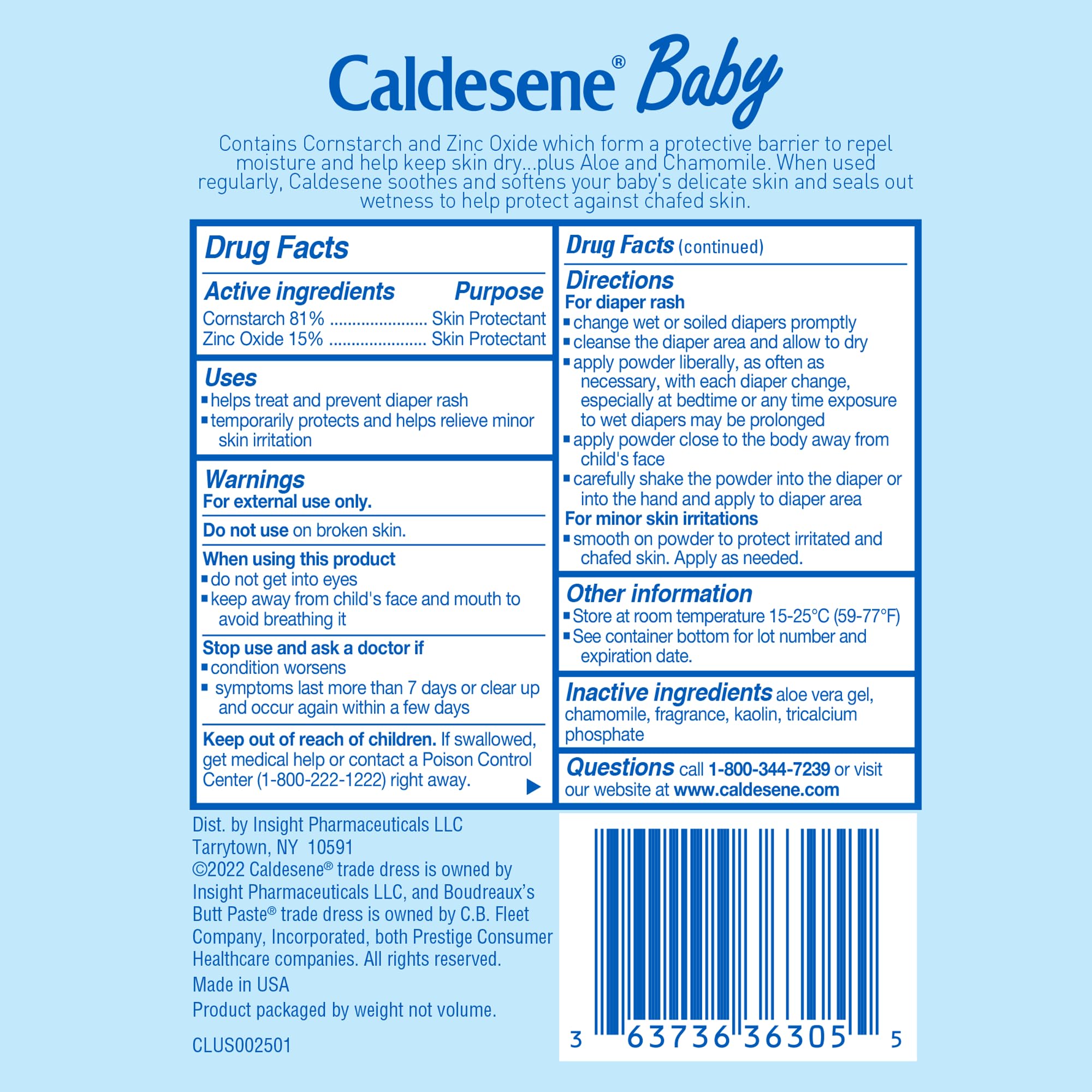 Caldesene 5oz bottle on shelf ready for routine use.