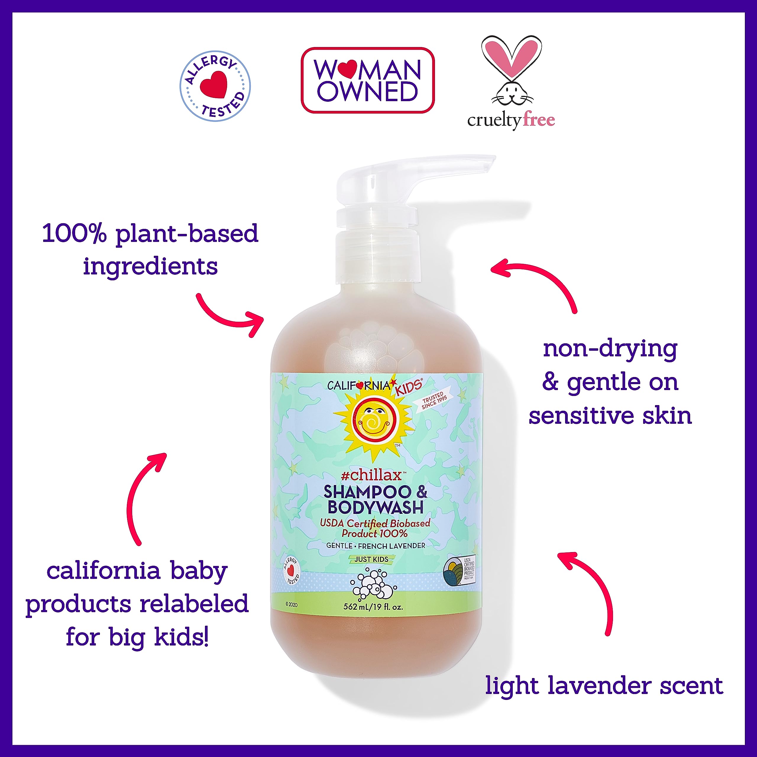 Aloe vera calendula close-up from California Baby highlighting soothing ingredients