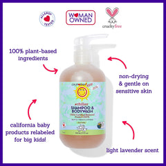 Aloe vera calendula close-up from California Baby highlighting soothing ingredients