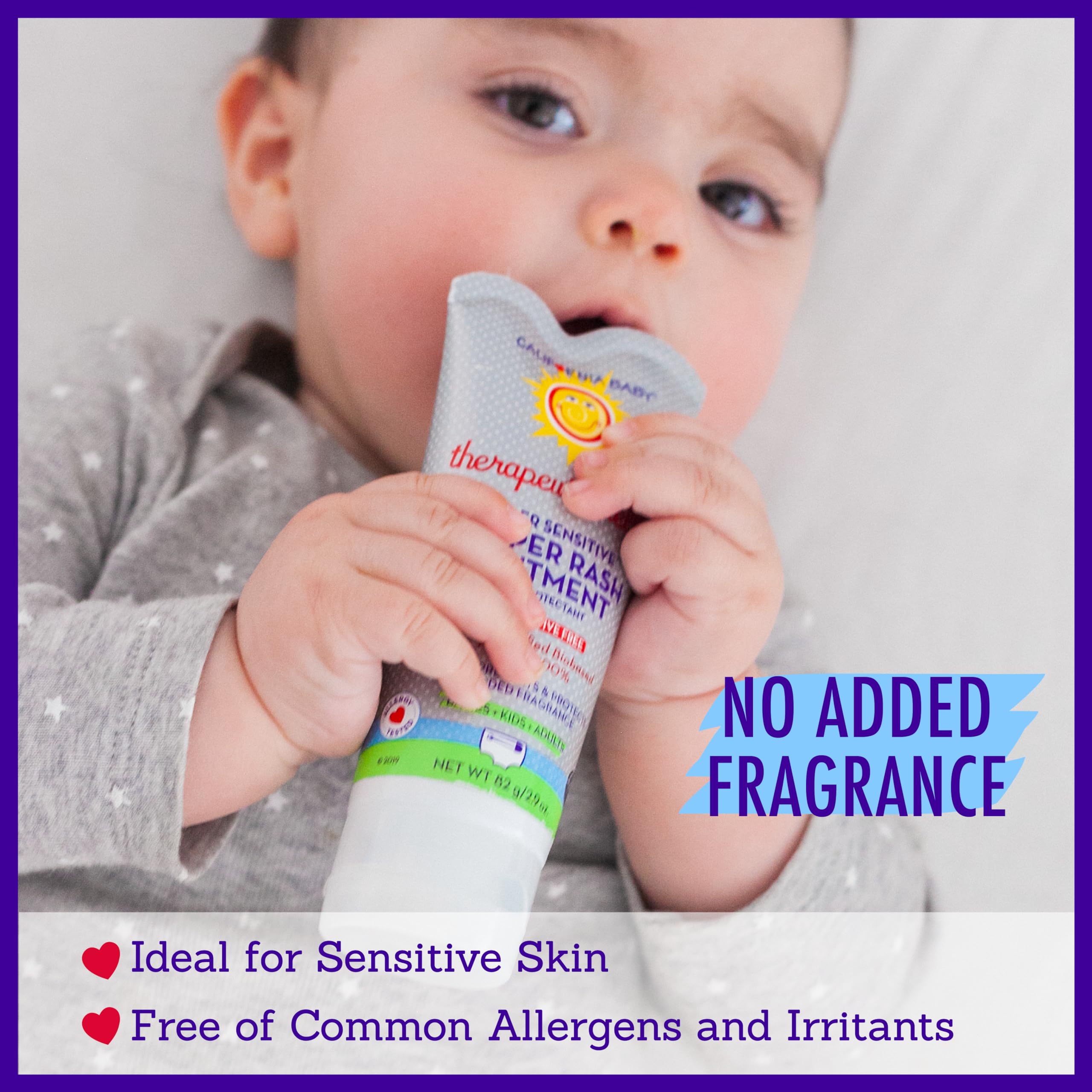 California Baby award-winning diaper cream tub celebrating trusted care