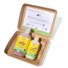 California Baby body wash bottle highlights sulfate-free, plant-based cleansing.