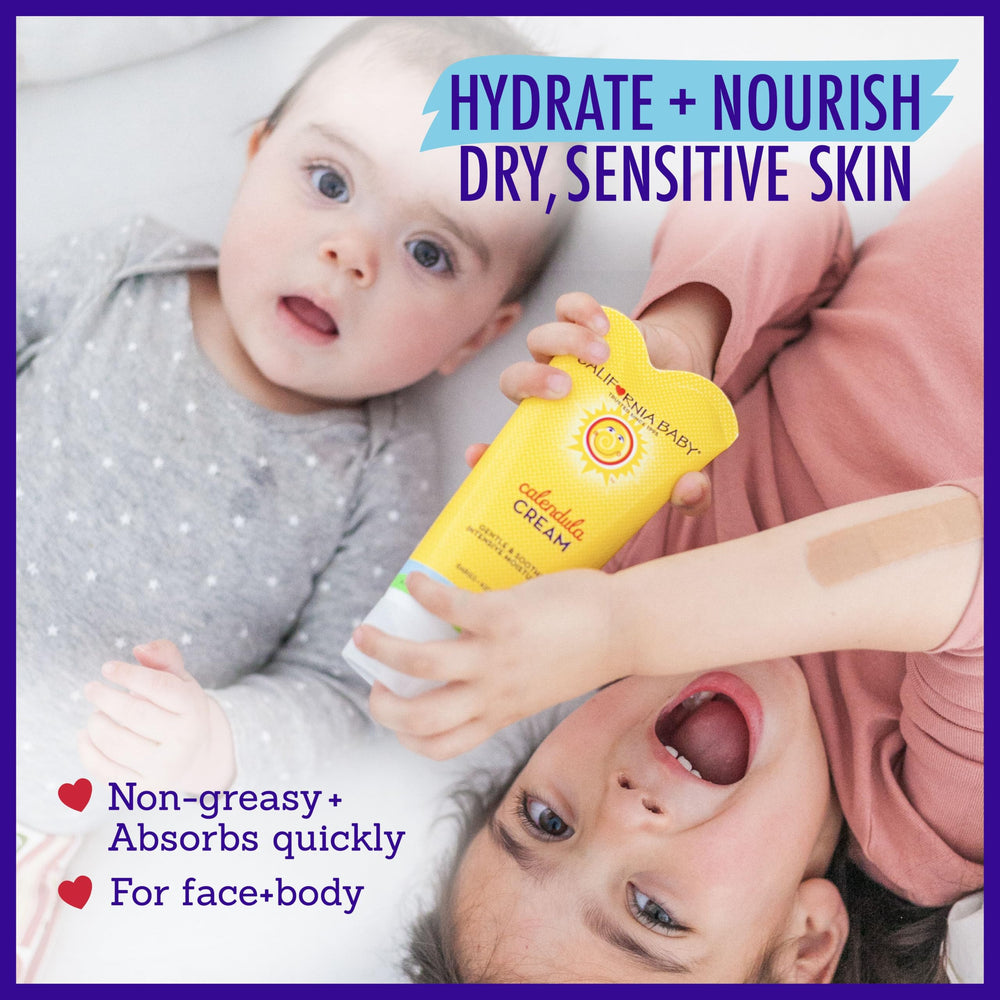 California Baby Calendula Cream with plant-based ingredients highlights clean beauty for sensitive skin