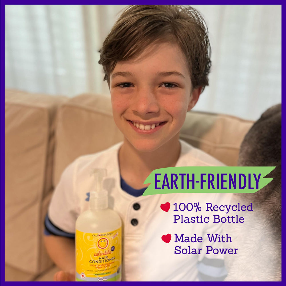 California Baby Calendula Hair Conditioner fits calm bedtime routine