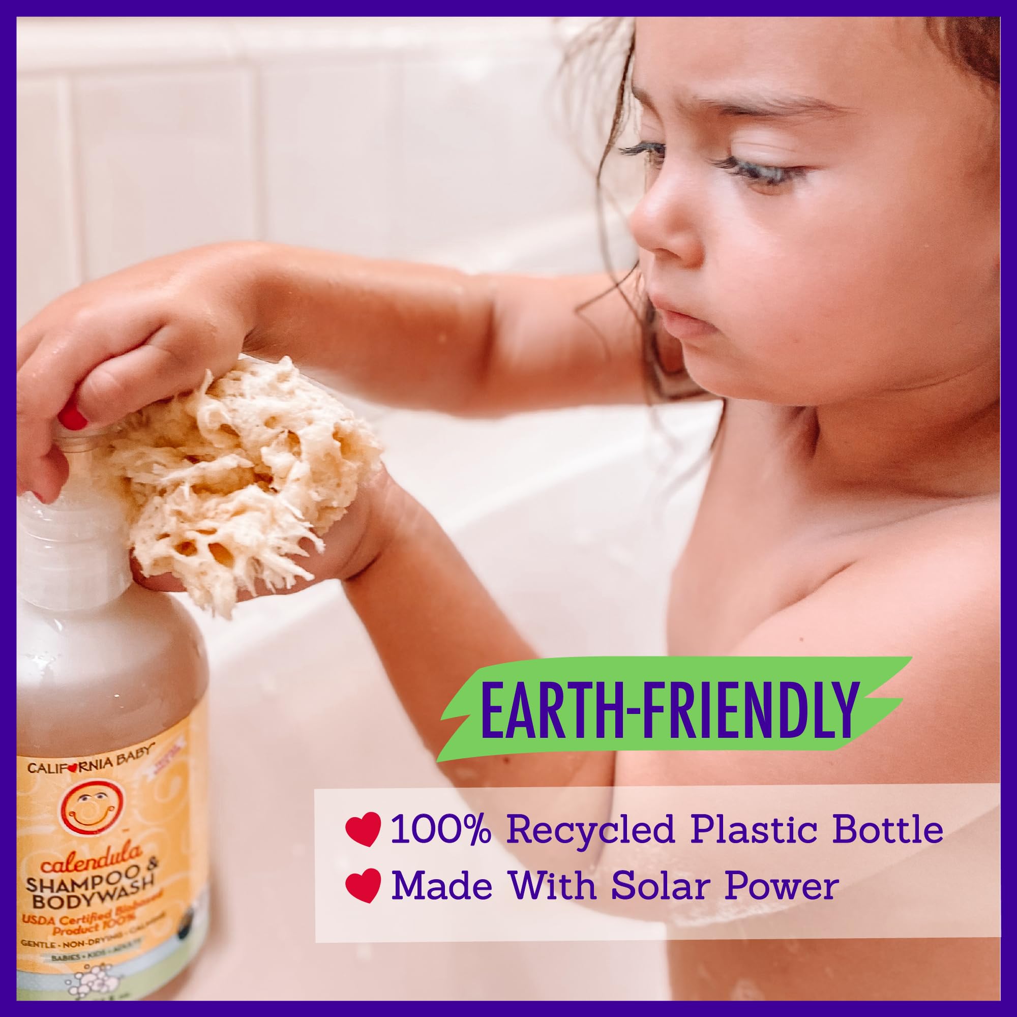 California Baby Calendula shampoo-wash made in California reflects family-owned dedication