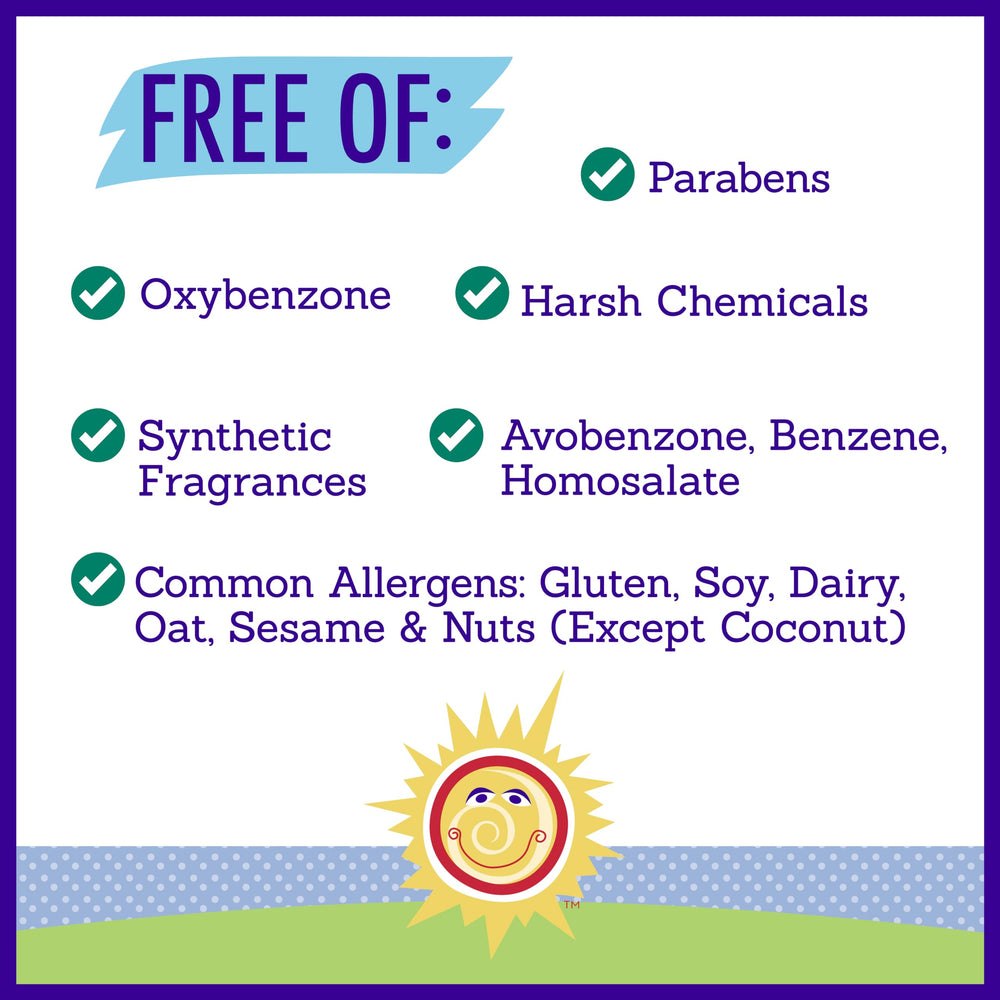 California Baby Calendula SPF30 hypoallergenic sunscreen free of common allergens.