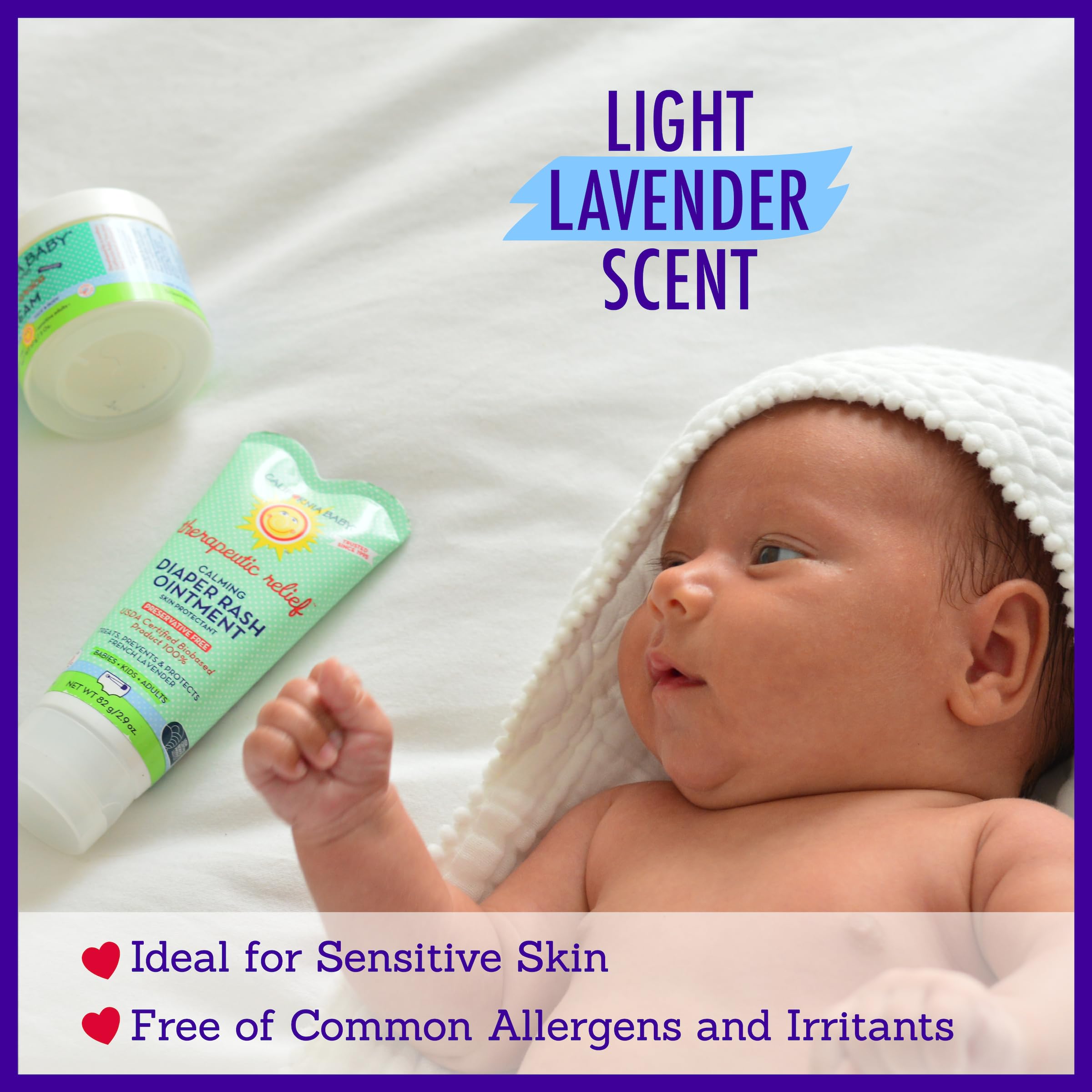 California Baby licorice benefits note with soothing skin-friendly complexity.