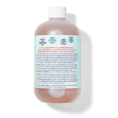 California Baby Calming Lavender Bubble Bath in tub with bubbles for soothing bedtime routine